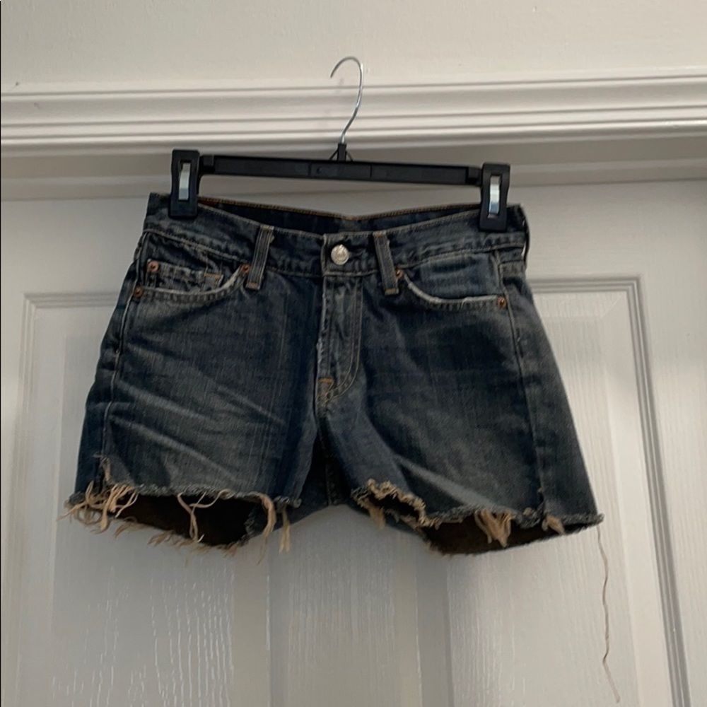 7 for all mankind jean shorts @@@@